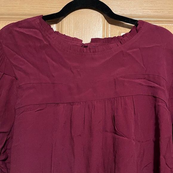 NWT Chaps Burgundy/Maroon Dress - Picture 4 of 8